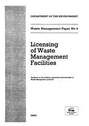 Licensing of waste management facilities