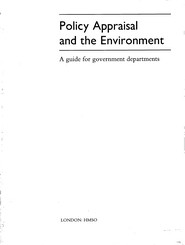 Policy appraisal and the environment