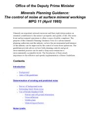 Control of noise at surface mineral workings (Valid in Wales only)