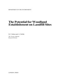 Potential for woodland establishment on landfill sites