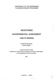 Monitoring environmental assessment and planning