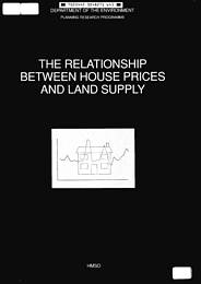 Relationship between house prices and land supply