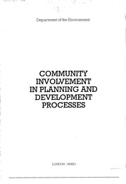 Community involvement in planning and development processes