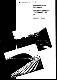 Survey of derelict land in England 1993: volume 1 - report