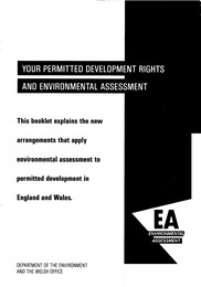 Your permitted development rights and environmental assessment