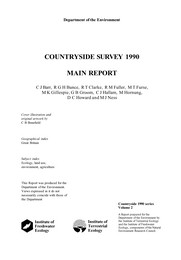 Countryside survey 1990: main report