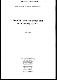Derelict land prevention and the planning system
