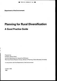 Planning for rural diversification: a good practice guide