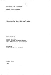 Planning for rural diversification
