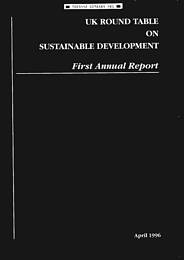 UK Round Table on sustainable development: first annual report