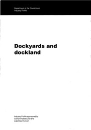 Dockyards and docklands