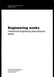 Engineering works: mechanical engineering and ordnance works