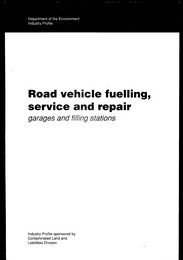 Road vehicle fuelling, service and repair: garages and filling stations