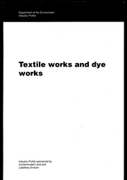 Textile works and dye works