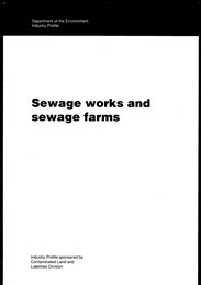 Sewage works and sewage farms