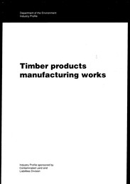 Timber products manufacturing works