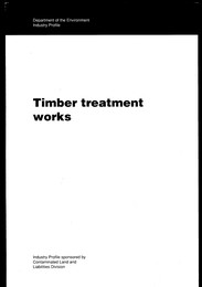 Timber treatment works