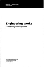 Engineering works: railway engineering works