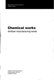 Chemical works: fertiliser manufacturing works