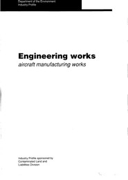 Engineering works: aircraft manufacturing works
