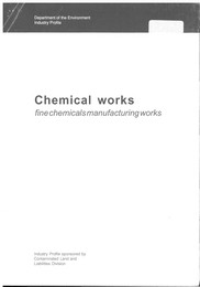 Chemical works: fine chemical manufacturing works