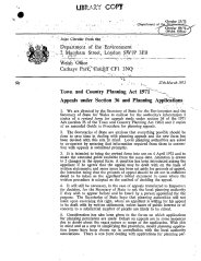Town and country planning act 1971. Appeals under section 36 and planning applications