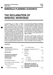 Reclamation of mineral workings (Valid in Wales only)