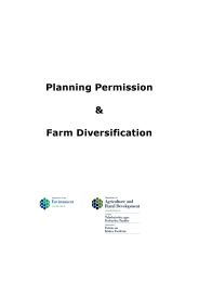 Planning permission and farm diversification
