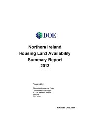 Northern Ireland housing land availability summary report 2013 (revised July 2014)
