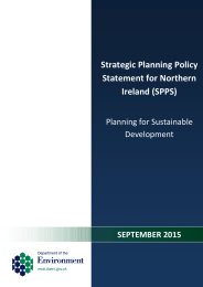 Strategic planning policy statement for Northern Ireland (SPPS) - planning for sustainable development