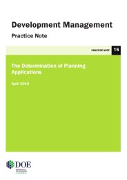 Determination of planning applications