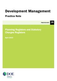 Planning registers and statutory charges registers