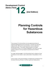 Planning controls for hazardous substances (revised October 2019)