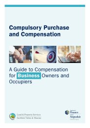Compulsory purchase and compensation. A guide to compensation for business owners and occupiers