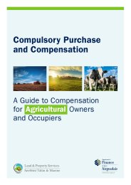 Compulsory purchase and compensation. A guide to compensation for agricultural owners and occupiers