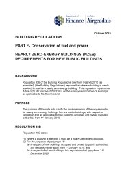 Building Regulations - Part F - conservation of fuel and power: nearly zero-energy buildings (NZEB) requirements for new public buildings