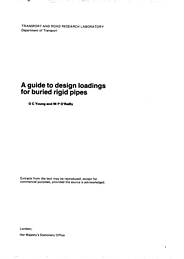 Guide to design loadings for buried rigid pipes