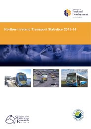 Northern Ireland transport statistics 2013-14