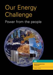 Our energy challenge - power from the people: microgeneration strategy