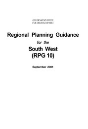 Regional planning guidance for the South West