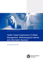 Health impact assessment of waste management: methodological aspects and information sources