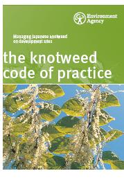 Managing Japanese knotweed on development sites. Knotweed code of practice