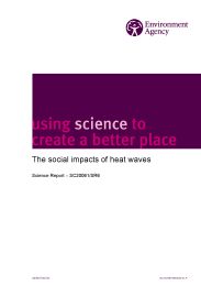 Using science to create a better place: The social impacts of heat waves