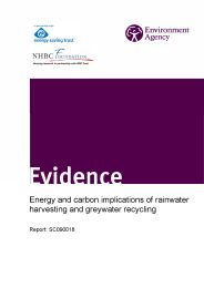 Energy and carbon implications of rainwater harvesting and greywater recycling