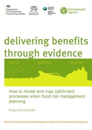 How to model and map catchment processes when flood risk management planning