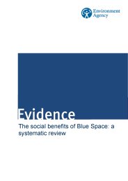 Social benefits of blue space: a systematic review