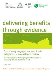 Community engagement on climate adaptation - an evidence review