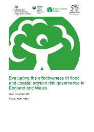 Evaluating the effectiveness of flood and coastal erosion risk governance in England and Wales
