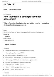 How to prepare a strategic flood risk assessment