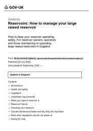 Reservoirs: how to manage your large raised reservoir